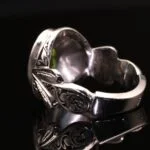 انگشتر مردانه نقره زبرجد کد 11995 - تصویر ۳