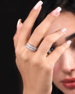 انگشتر نقره زنانه آلینا