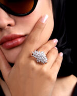 انگشتر نقره زنانه جنا