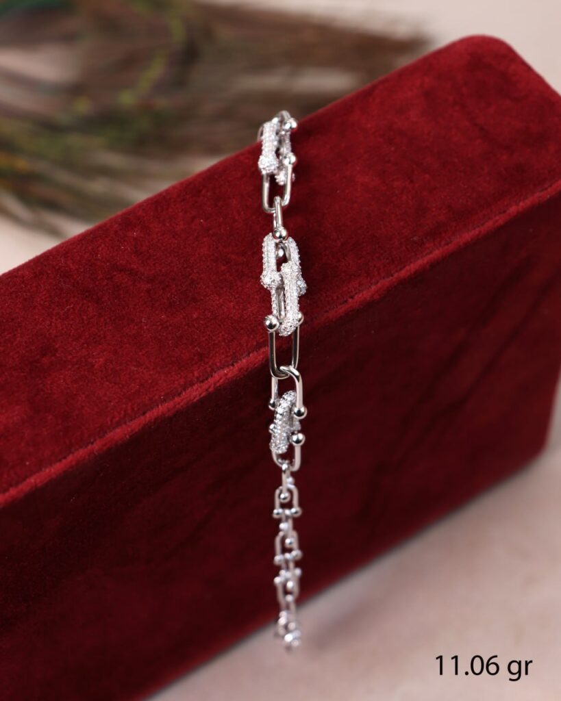 دستبند نقره تکتا