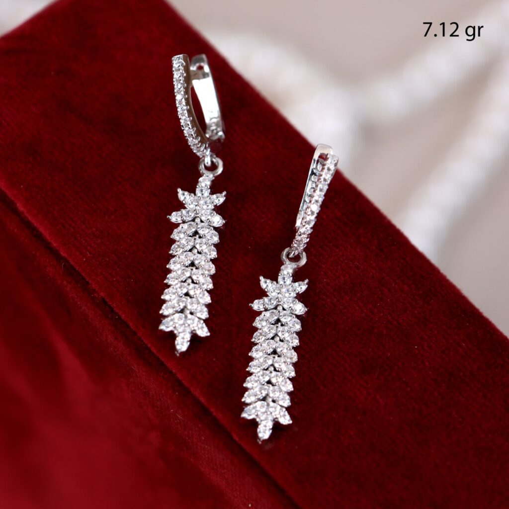 گوشواره نقره تیادا