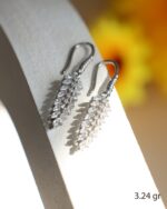 گوشواره نقره منتیا